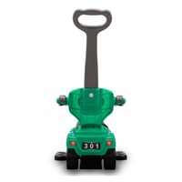 Dziecięcy jeździk z rączką 3w1 Baby Mix Mega Car zielony