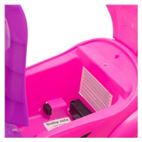 Dziecięcy jeździk z rączką 3w1 Baby Mix Mega Car różowy