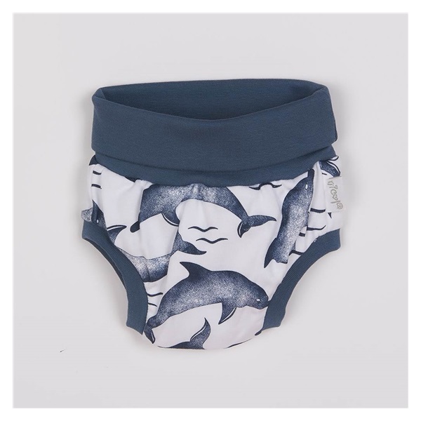 Niemowlęce bawełniane szorty-bloomersy Nicol Dolphin