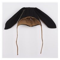 Niemowlęca bawełniana czapka z uszkami New Baby Favorita czarna
