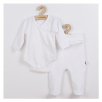 2-częściowy niemowlęcy komplet New Baby Practical biały chłopiec