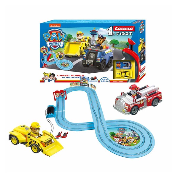 Samochodowy tor wyścigowy Carrera FIRST Paw Patrol On the Double 2,9 m