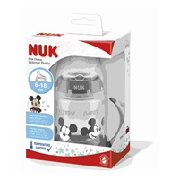 Butelka dla niemowląt do nauki NUK Disney Mickey z kontrolą temperatury 150 ml czerwony