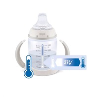 Butelka dla niemowląt do nauki NUK Disney Mickey z kontrolą temperatury 150 ml czerwony