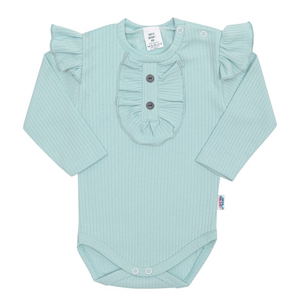 Niemowlęce body New Baby Stripes iceberg