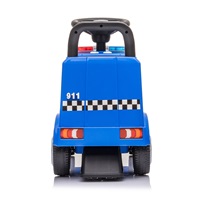 DRUGA JAKOŚĆ Dziecięcy jeździk z dźwiękiem Mercedes Baby Mix POLICE niebieski