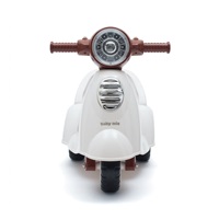DRUGA JAKOŚĆ Dziecięcy jeździk z dźwiękiem Baby Mix Scooter biały