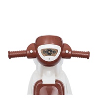 DRUGA JAKOŚĆ Dziecięcy jeździk z dźwiękiem Baby Mix Scooter biały