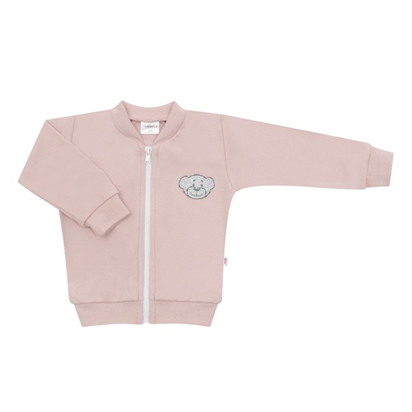 Niemowlęca bluza bawełniana New Baby BrumBrum old pink