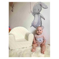 Niemowlęce bawełniane body z krótkim rękawem New Baby BrumBrum old pink grey