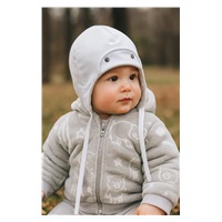Wiosenna czapeczka niemowlęca New Baby Special One biała