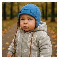 Wiosenna czapeczka niemowlęca New Baby Special One niebieska
