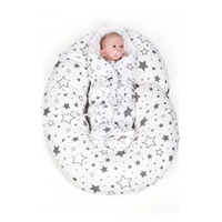 DRUGA JAKOŚĆ Poduszka do karmienia New Baby w kształcie C owieczki beżowa