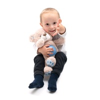 DRUGA JAKOŚĆ Zabawka przytulanka z projektorem Baby Mix Miś różowa