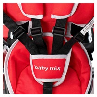 DRUGA JAKOŚĆ Dziecięcy rowerek trójkołowy z LED światłami Baby Mix Lux Trike czerwony