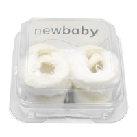 Paputki zimowe zamszowe niemowlęce New Baby 0-3 m beżowe