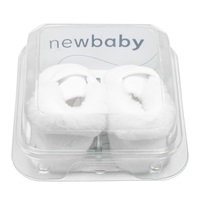 Paputki zimowe zamszowe niemowlęce do chrztu New Baby 0-3 m chłopiec