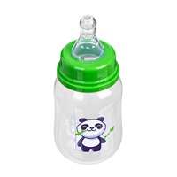 Butelka z obrazkiem Akuku 125 ml panda zielona