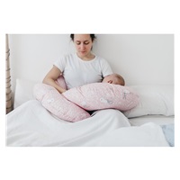 Poduszka do karmienia New Baby XL w kształcie C Zwierzątka biała