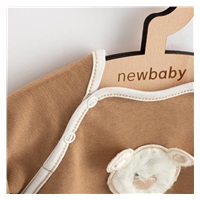 Dziecięce spodnie dresowe i bluza New Baby Sebastian brązowy