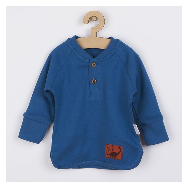 Niemowlęcy bawełniany T-shirt Nicol Ivo niebieski