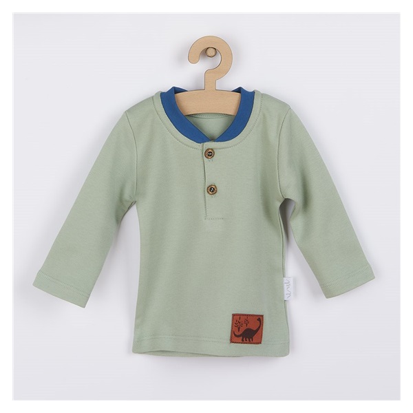 Niemowlęcy bawełniany T-shirt Nicol Ivo zielony