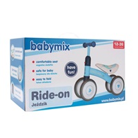 Jeździk Baby Mix Baby Bike czarno biały football