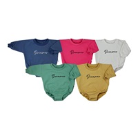 Niemowlęce body dresowe baggy Koala Dreamer ciemno różowy