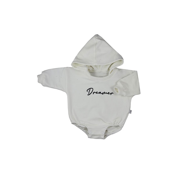Niemowlęce body dresowe z kapturem baggy Koala Dreamer beżowy