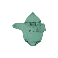 Niemowlęce body dresowe z kapturem baggy Koala Dreamer zielony
