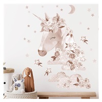 Naklejka na ścianę Boho unicorn