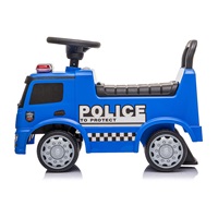 Dziecięcy jeździk z dźwiękiem Mercedes Milly Mally POLICE niebieski