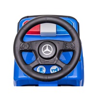 Dziecięcy jeździk z dźwiękiem Mercedes Milly Mally POLICE niebieski
