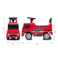 Dziecięcy jeździk z dźwiękiem Mercedes Milly Mally ANTOS czerwony