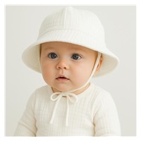 Dziecięcy muślinowy kapelusz New Baby Elizabeth