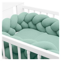 Muslinowý 2-częściowy zestaw do łóżeczka New Baby 90/120 cm zielony