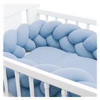 Muslinowý 2-częściowy zestaw do łóżeczka New Baby 90/120 cm niebieska