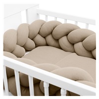 Muslinowý 2-częściowy zestaw do łóżeczka New Baby 90/120 cm beżowy