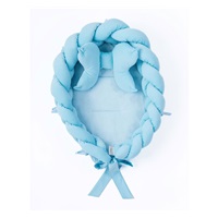 Plecione gniazdo dla dziecka Velvet Belisima blue