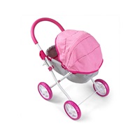 Milly Mally Wózek dla lalek Dori Prestige Pink