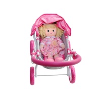 Milly Mally Wózek dla lalek Dori Prestige Pink