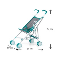 Wózek dla lalek Milly Mally Julia Prestige Mint