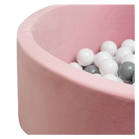 Dziecięcy suchy basen z piłkami New Baby różowy