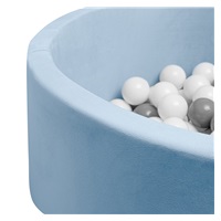 Dziecięcy suchy basen z piłkami New Baby niebieski