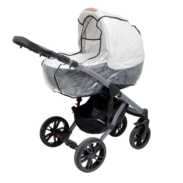 Folia przeciwdeszczowa na wózek głemboki New Baby Basic Uniwersalna