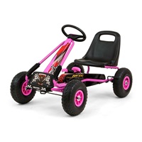 DRUGA JAKOŚĆ Dziecięcy Gokart na pedały Milly Mally Thor różowy