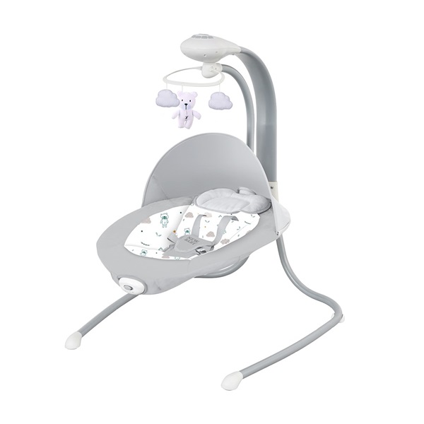 DRUGA JAKOŚĆ Huśtawka dla dzieci NEW BABY TEDDY PLUS z wibracją