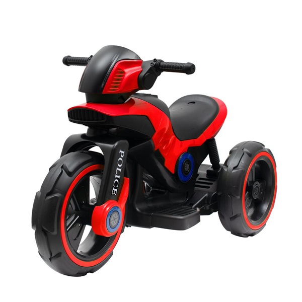 Motocykl na akumulator dla dzieci Baby Mix POLICE czerwony (uszkodzone opakowanie)