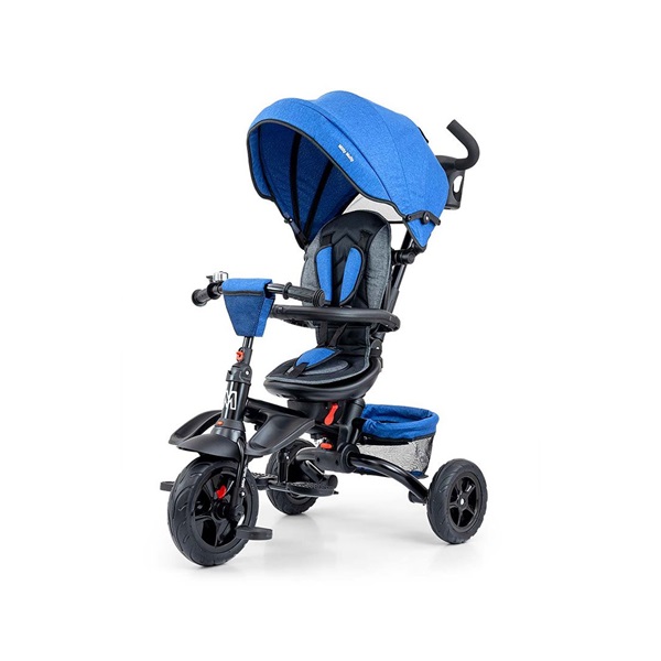 Rowerek Trójkołowy 6w1 Milly Mally Stanley navy-black