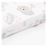 Dziecięcy piankowy materac New Baby STANDARD 120x60x6 cm koala różowy